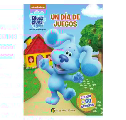Libro Blue's Clues Un Día De Juegos Con Stickers