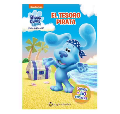 Libro Blue's Clues Un Tesoro Pirata Con Stickers