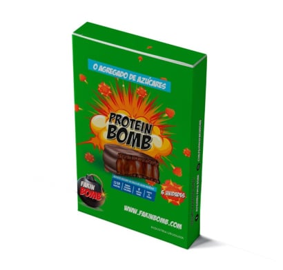 Alfajor Fakin Bomb Proteico 60 G 6 Unidades