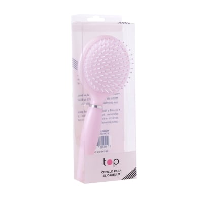 Cepillo para el Pelo Top Rosa Perlado