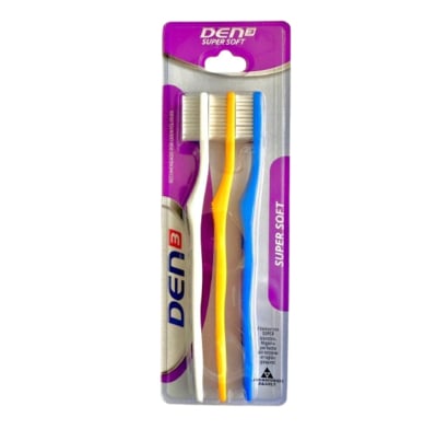 Cepillo De Dientes Den3 Super Soft 3 Unidades