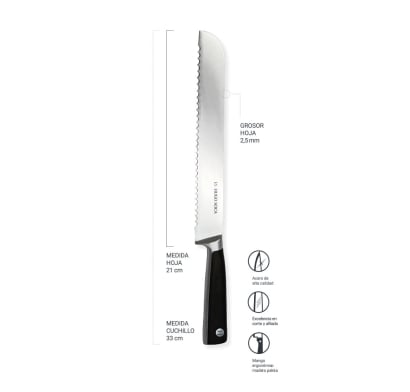 Cuchillo De Pan Hugo Soca 