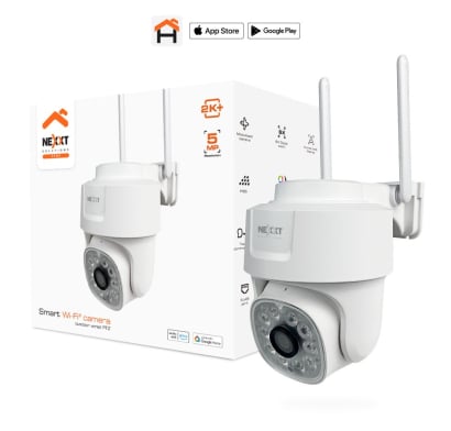 Cámara De Vigilancia Nexxt  Inteligente De Exterior Wifi Ptz 2k