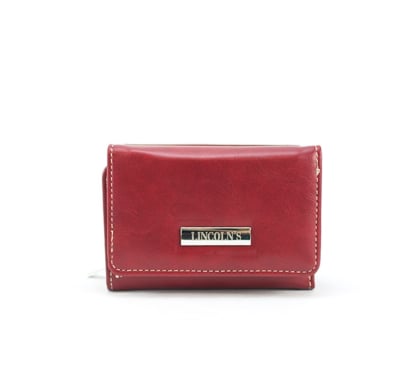 Billetera Lincoln's De Dama Glicina Rojo