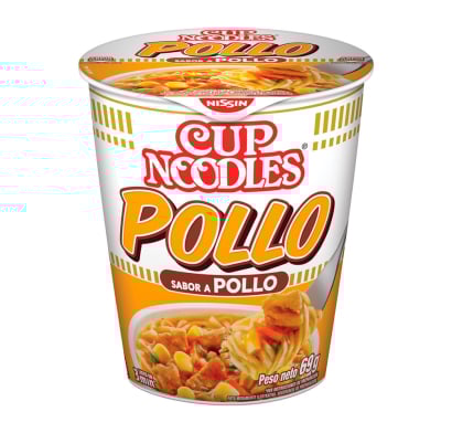 Fideos Nissin En Taza Sabor Pollo 63 G