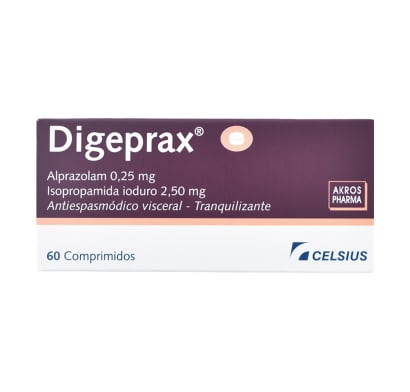 Digeprax 0.25 Mg / 2.50 Mg 60 Comprimidos