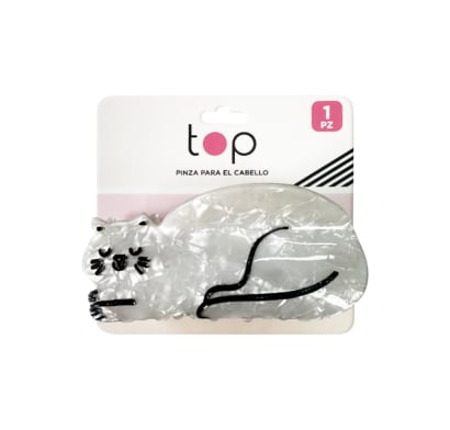 Pinza para el Pelo Top Gato 1 Unidad