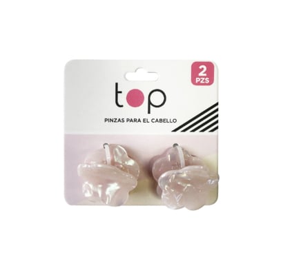 Pinza para el Pelo Top Flores Nacaradas 2 Unidades