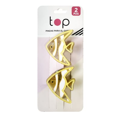 Pinza para el Pelo Top Peces 2 Unidades