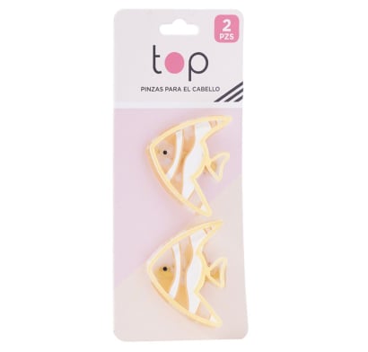 Pinza para el Pelo Top Peces 2 Unidades