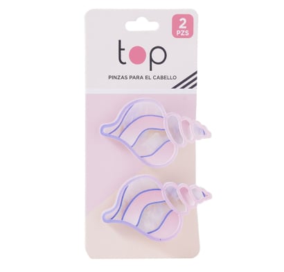 Pinza para el Pelo Top Caracolas 2 Unidades