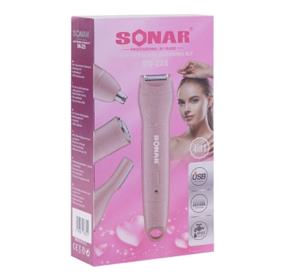 Depiladora Facial Sonar SN-225 4 Piezas