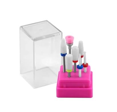 Brocas para Manicure Top Premium 7 Unidades