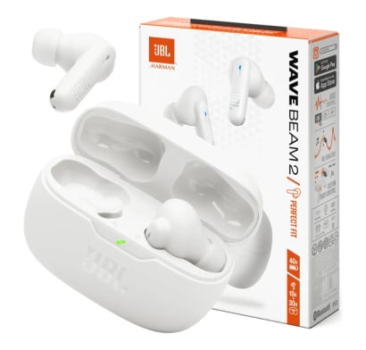 Auriculares JBL Wave Beam 2 Blanco
