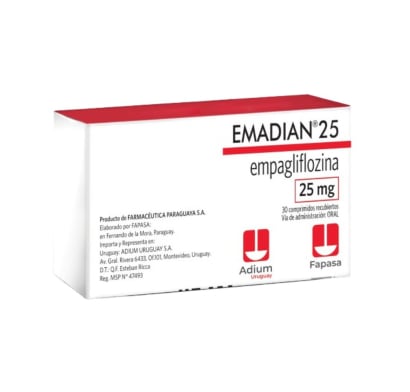 Emadian 25 Mg 30 Comprimidos Recubiertos