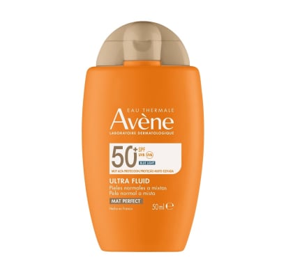 Protector Solar Avène Ultra Fluido Mat Perfect con Color FPS50+ 50 ml 