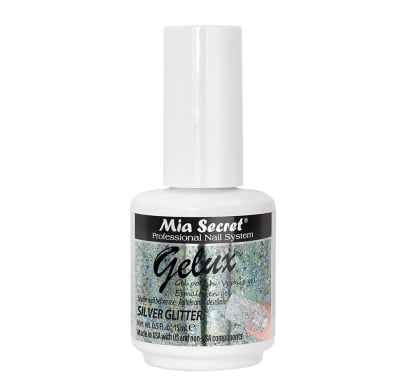Esmalte en Gel Mia Secret Silver Glitter 15 ml