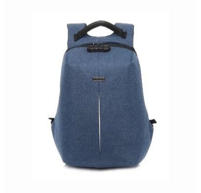 Mochila Promate Defender 16" Con Lock y Usb Azul