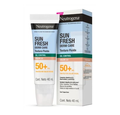 Protector Solar Neutrogena Sun Fresh Color FPS50 40 ml