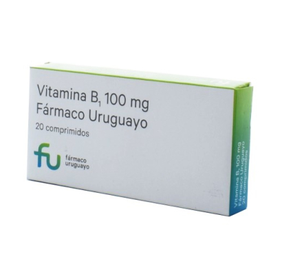 Vitamina B1 100 Mg 20 Comprimidos