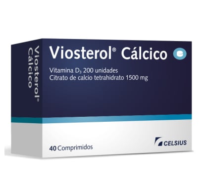 Viosterol Cálcico 200 U.i. 1500 Mg 40 Comprimidos