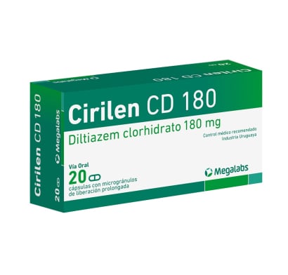 Cirilen Cd 180 Mg 20 Cápsulas Con Microgránulos Lp 