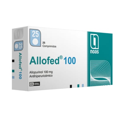 Allofed 100 Mg 25 Comprimidos