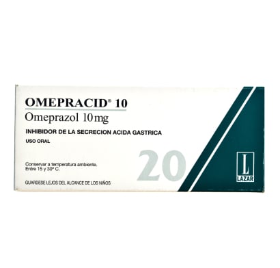 Omepracid 10 Mg 20 Cápsulas