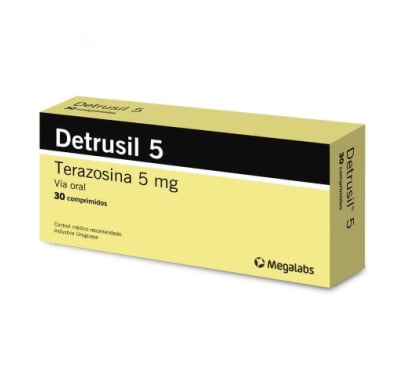 DETRUSIL 5 MG 30 COMPRIMIDOS
