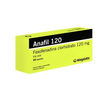 ANAFIL 120 MG 10 COMPRIMIDOS