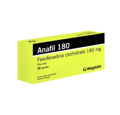ANAFIL 180 MG 10 COMPRIMIDOS