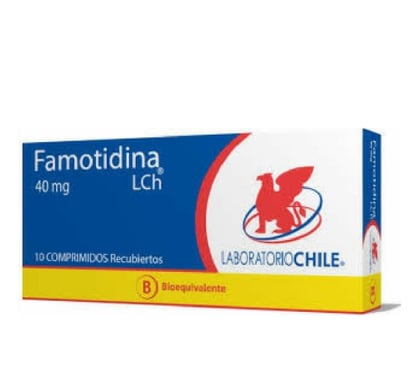 FAMOTIDINA LCH 40 MG 10 COMPRIMIDOS