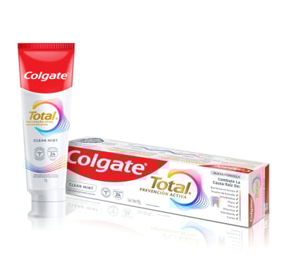 Pasta De Dientes Colgate Total Clean Mint Prevención Activa 90 G