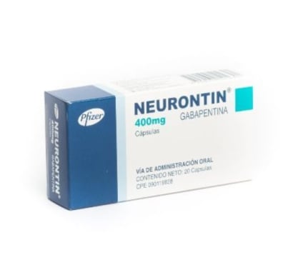 Neurontin 400 Mg 20 Cápsulas