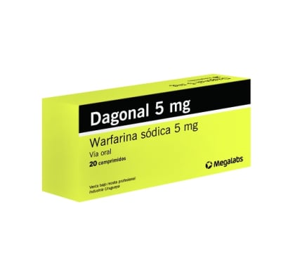 Dagonal 5 Mg 20 Comprimidos