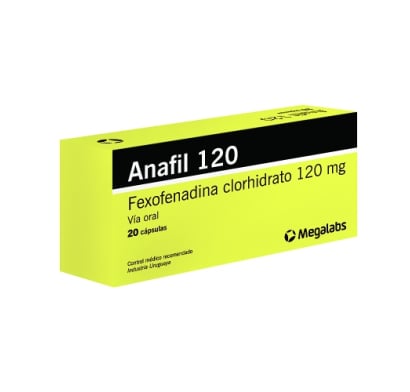 ANAFIL 120 MG 20 COMPRIMIDOS