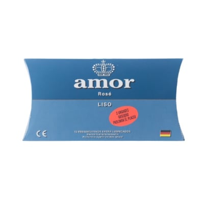 PRESERVATIVO AMOR STANDARD AZUL X12 UNIDADES.