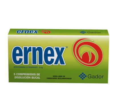 Ernex 5 Comprimidos De Disolución Bucal
