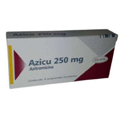 AZITROMICINA ICU VITA 250MG 6 CÁPSULAS