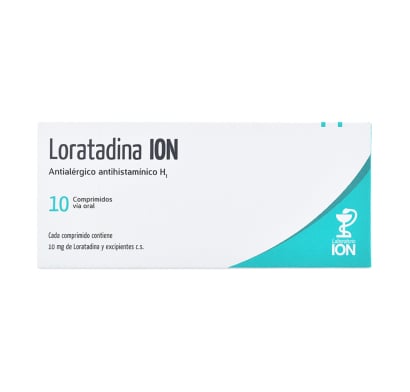 Loratadina Ion 10 Mg 10 Comprimidos