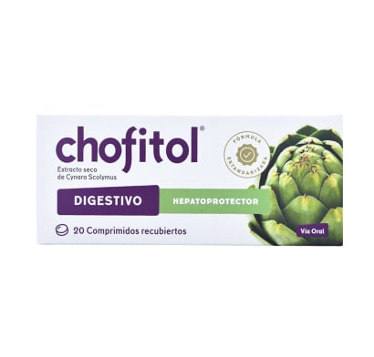 Chofitol 20 Comprimidos Recubiertos