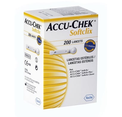 LANCETAS ACCU-CHEK SOFTCLICK 200 UNIDADES