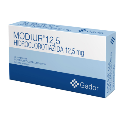 Modiur 12.5 Mg 30 Comprimidos