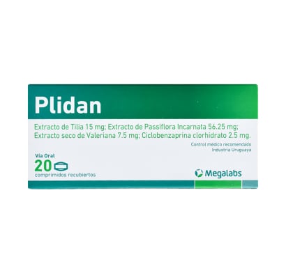 Plidan 20 Comprimidos