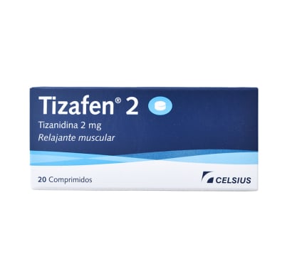 Tizafen 2 Mg 20 Comprimidos