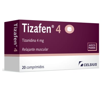 Tizafen 4 Mg 20 Comprimidos