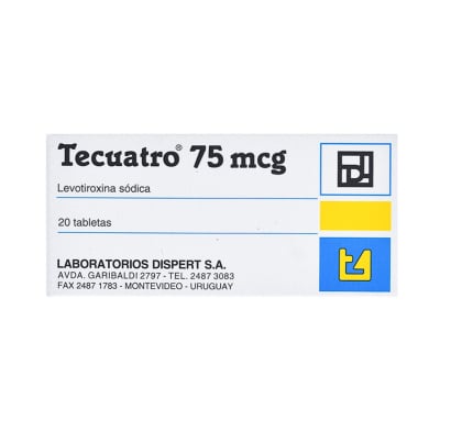 Tecuatro 75 Mcg 20 Tabletas