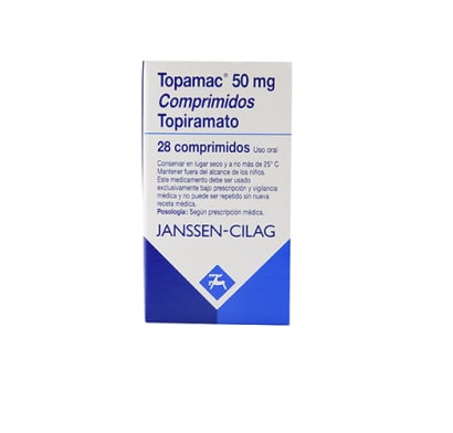 Topamac 50 Mg 28 Comprimidos
