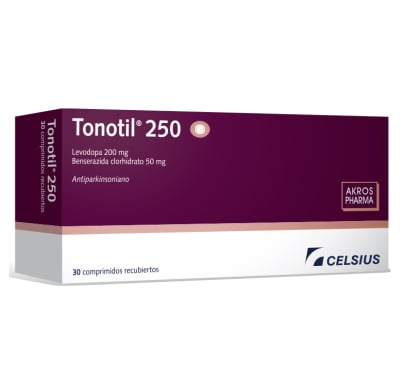 TONOTIL 250 MG 30 COMPRIMIDOS