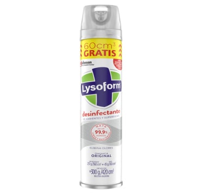DESODORANTE DE AMBIENTES DESINFECTANTE LYSOFORM ORIGINAL 360 CC